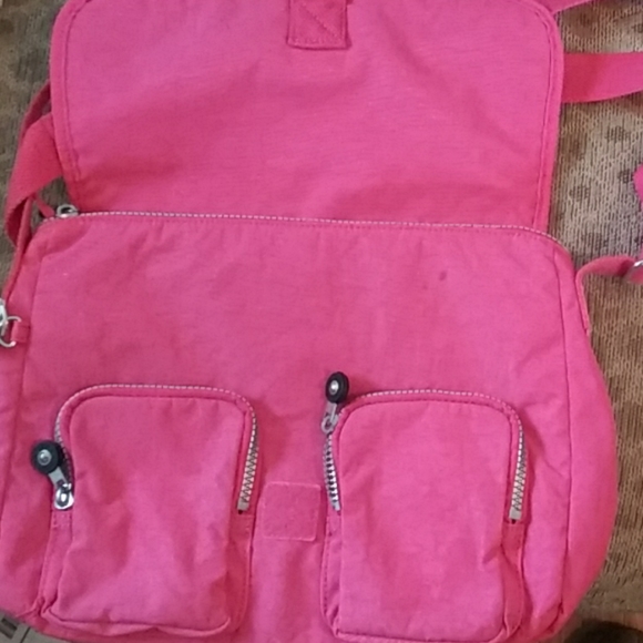 Hot pink Kipling bag. EUC final price - Picture 3 of 5